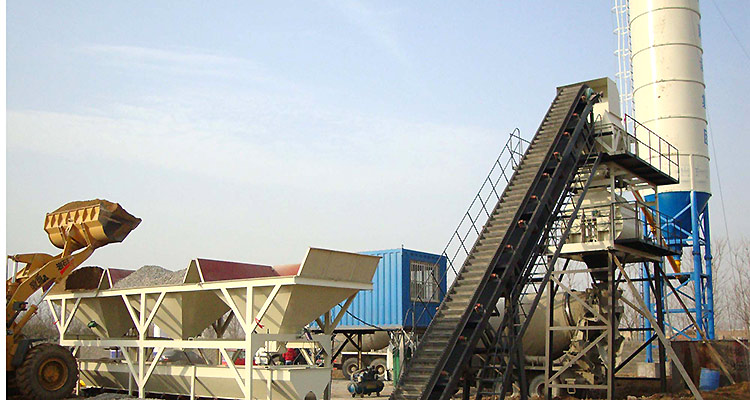 HZS75A Concrete Batching Plant